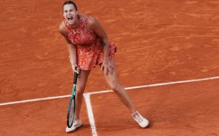 Aryna Sabalenka was frustrated throughout the match, complaining she was not feeling well