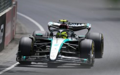 Mercedes driver Lewis Hamilton top in practice