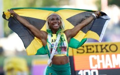Shelly-Ann Fraser-Pryce won her 100m heat on the first day of the Jamaican Olympic athletics trials