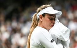 Breakthrough: Donna Vekic on her way to victory over Lulu Sun