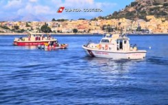 The yacht was anchored some 700 metres from the Porticello port when it was struck by a waterspout, which roughly resembles a mini tornado over a body of water.