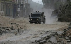 Israeli military operates in Nur Shams camp in the occupied West Bank