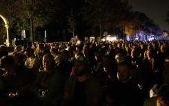 Revellers turned out to celebrate the 150th anniversary of Vienna's Central Cemetery with a concert