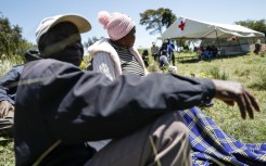 Grieving relatives waited to receive counselling from Red Cross workers 