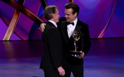 Farrell (R) spent hours a day being transformed into a grizzled, chunky villain