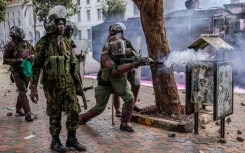 There was widespread use of tear gas by police on June 25