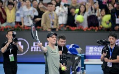Jannik Sinner defied the controversy surrounding his doping case to reach Beijing last four on Monday