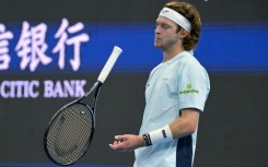 Russia's Andrey Rublev fell to 19-year-old Czech Jakub Mensik