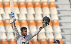 England reached 96-1 on the second day of the first Test after Pakistan built a mammoth first innings score of 556, helped by an aggressive century by Agha Salman in Multan
