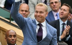 Chris Hoy at Wimbledon this year