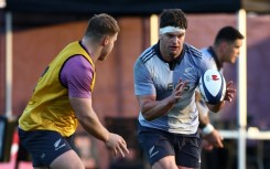Scott Barrett (R) is joined by his two brothers in New Zealand's team for this weekend