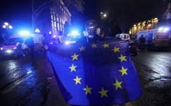 The European Union has frozen Georgia's accession process