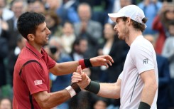 Novak Djokovic (left) and Andy Murray were fierce rivals on the tennis court 