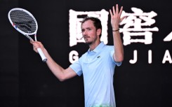 Russia's Daniil Medvedev took five sets to beat Thai wildcard Kasidit Samrej