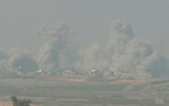 Huge clouds of smoke amid Israeli operations in north Gaza