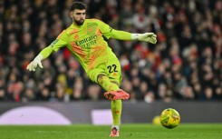 Arsenal goalkeeper David Raya