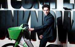 Timothee Chalamet at the UK premiere of 'A Complete Unknown' in London this week