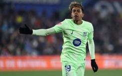 Barcelona's Spanish forward Lamine Yamal is the symbol of his rising side who are dreaming of European glory