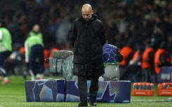 Pep Guardiola saw his Manchester City side surrender a two-goal lead to lose 4-2 to PSG in the rain in Paris
