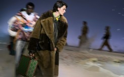 Models present creations for KidSuper Menswear at Paris Fashion Week