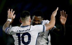 Lautaro Martínez was among the scorers for Inter Milan at Lecce