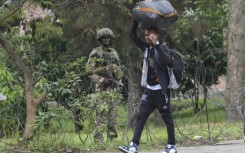 Civilians carried on with life in Goma