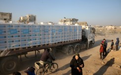 The ceasefire has seen a surge of aid into Gaza, although Hamas has complained that some essential items are still not being delivered.