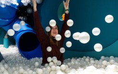 Museum founder Andrea Golubic at Zagreb's HaHaHouse museum 