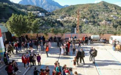 A Tamechrit gathering in northeastern Algeria -- the centuries-old custom is also held alongside major Islamic events