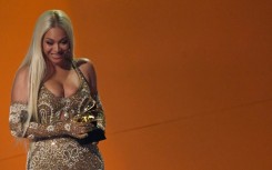 Beyonce accepts the Best Country Album Grammy for 'Cowboy Carter'