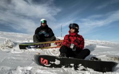 Back home, Musawer Khanzai (R) was part of a small band of around 20 enthusiastic amateur Afghan boarders