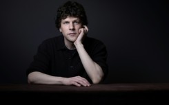 US actor, filmmaker and writer Jesse Eisenberg poses during a photo session in Paris