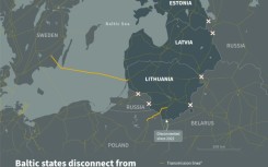 Baltic states disconnect from Russian-controlled power grid