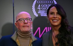 Karla Sofia Gascon (R) said she would stay silent following an interview by 'Emilia Perez' director Jacques Audiard (L)