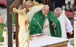Francis told military forces gathered for a special Armed Forces Mass that they should consider themselves "servants of the security and freedom of their peoples."