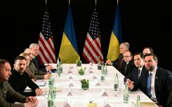 Ukrainian President Volodymyr Zelensky addressed European policymakers in Munich