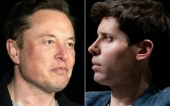 Tension between super wealthy Elon Musk (l) and OpenAI chief Sam Altman has escalated with Musk's rejected offer to buy the artificial intelligence firm