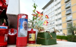 Ahead of his hospitalisation, Francis -- seen here in December -- had been breathless while reading speeches
