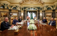 It is the first time high-level officials from US and Russia have met since the Kremlin invaded Ukraine