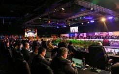 It is the first time the G20 meeting is being hosted in Africa