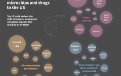 Tariffs threat: major sellers of vehicles, microchips and drugs to the US
