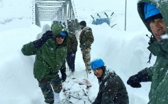 At least four people were killed in India after an avalanche hit a remote border area, officials said