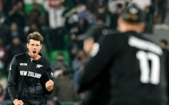 New Zealand's captain Mitchell Santner