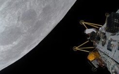 Intuitive Machines' Athena lander in circular orbit around the Moon
