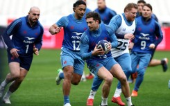 Pierre Louis Barassi (C) and Yoram Moefana (CL) started together for the first time against Wales in January