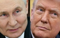 US President Donald Trump (R) has made no secret of his affinity for Russia's leader Vladimir Putin (L), but is it reciprocated?
