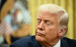 US President Donald Trump speaks after signing executive orders in the Oval Office on March 6, 2025