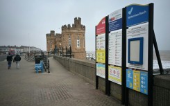 The UK Coastguard had halted search operations late Monday after rescuing 36 crew members 