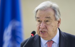 UN Secretary-General Antonio Guterres slammed 'the poison of patriarchy' at a UN meeting on women's rights