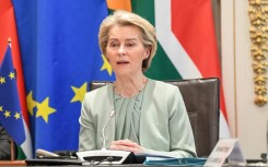 EU chief Ursula von der Leyen announced the 4.7-billion-euro investment package for South Africa, mainly for clean energy